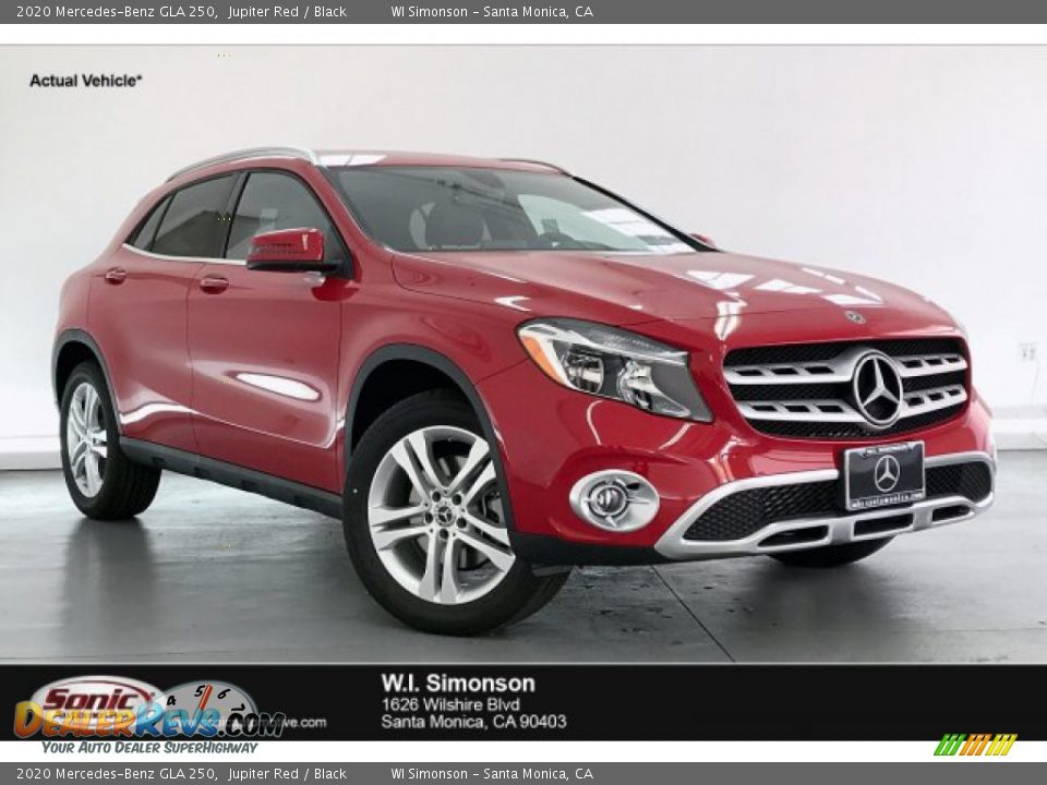 2020 Mercedes-Benz GLA 250 Jupiter Red / Black Photo #1