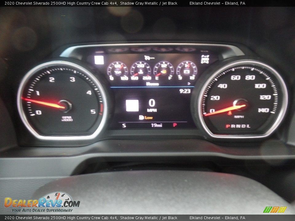 2020 Chevrolet Silverado 2500HD High Country Crew Cab 4x4 Shadow Gray Metallic / Jet Black Photo #35