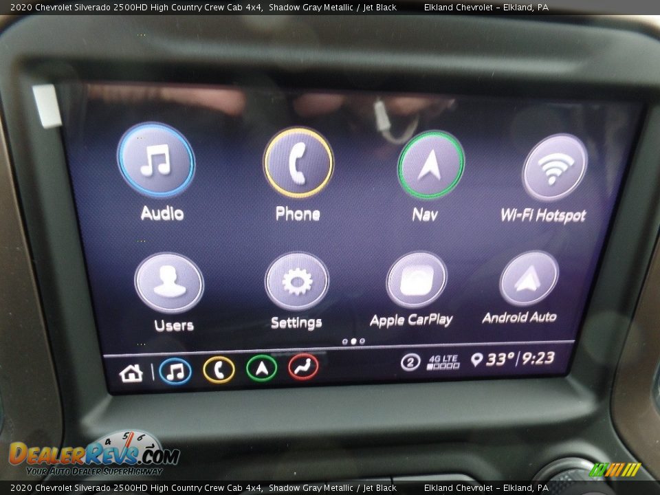 2020 Chevrolet Silverado 2500HD High Country Crew Cab 4x4 Shadow Gray Metallic / Jet Black Photo #36