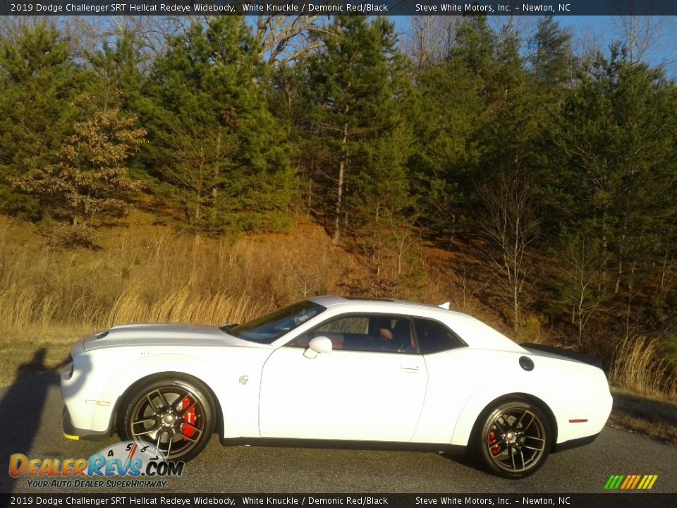 2019 Dodge Challenger SRT Hellcat Redeye Widebody White Knuckle / Demonic Red/Black Photo #1