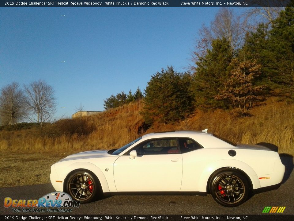 2019 Dodge Challenger SRT Hellcat Redeye Widebody White Knuckle / Demonic Red/Black Photo #3