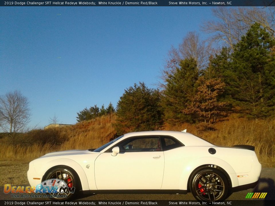 2019 Dodge Challenger SRT Hellcat Redeye Widebody White Knuckle / Demonic Red/Black Photo #4