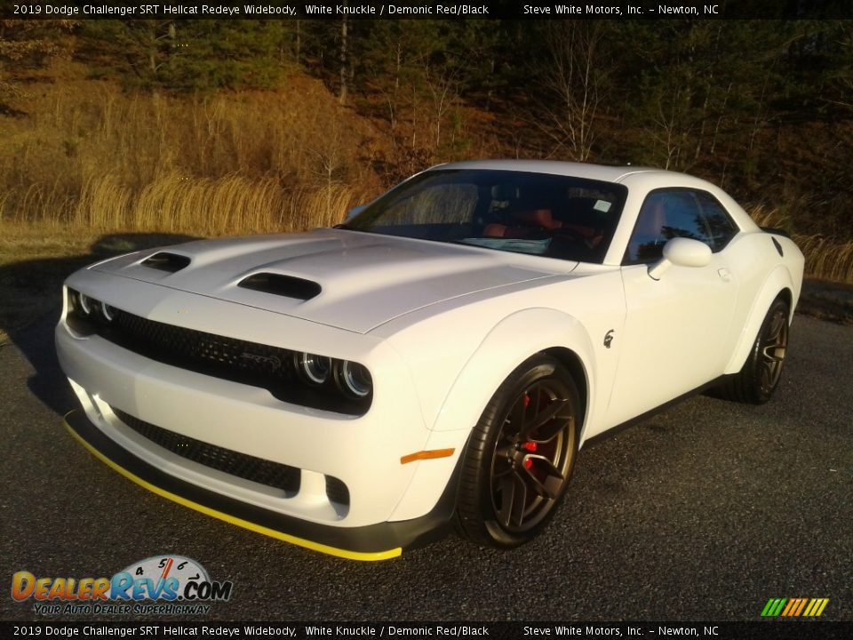 2019 Dodge Challenger SRT Hellcat Redeye Widebody White Knuckle / Demonic Red/Black Photo #5