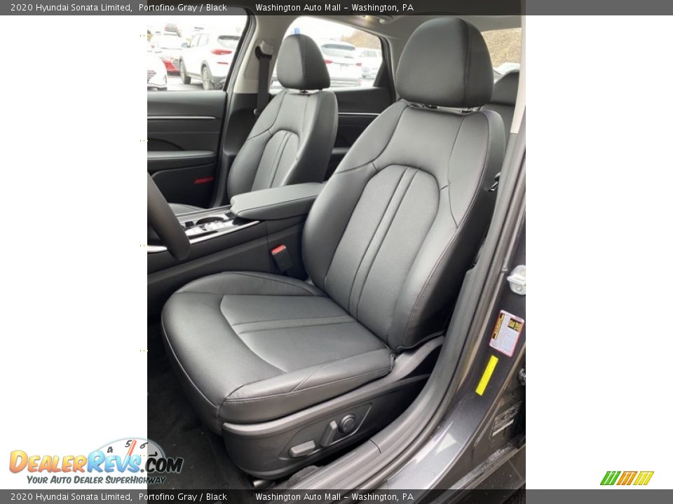 2020 Hyundai Sonata Limited Portofino Gray / Black Photo #15