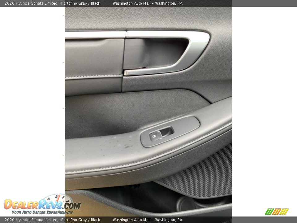 2020 Hyundai Sonata Limited Portofino Gray / Black Photo #18