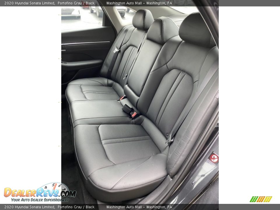 2020 Hyundai Sonata Limited Portofino Gray / Black Photo #19