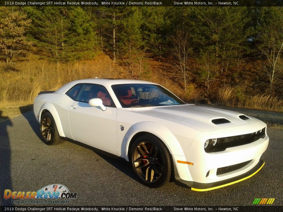 2019 Dodge Challenger SRT Hellcat Redeye Widebody White Knuckle / Demonic Red/Black Photo #9