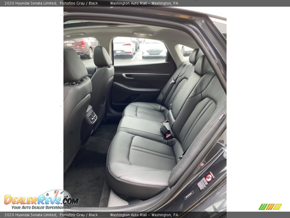 2020 Hyundai Sonata Limited Portofino Gray / Black Photo #20