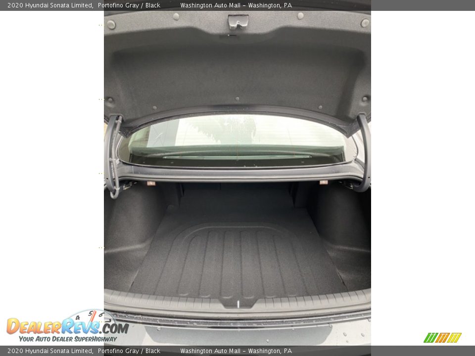 2020 Hyundai Sonata Limited Portofino Gray / Black Photo #22