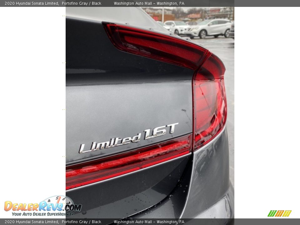 2020 Hyundai Sonata Limited Portofino Gray / Black Photo #23