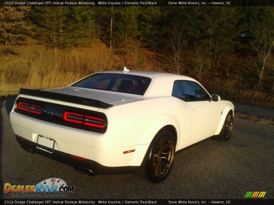 2019 Dodge Challenger SRT Hellcat Redeye Widebody White Knuckle / Demonic Red/Black Photo #11