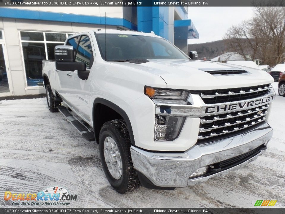 2020 Chevrolet Silverado 3500HD LTZ Crew Cab 4x4 Summit White / Jet Black Photo #1