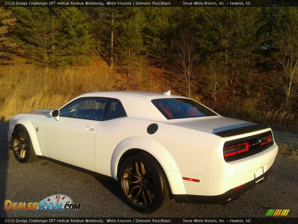 2019 Dodge Challenger SRT Hellcat Redeye Widebody White Knuckle / Demonic Red/Black Photo #12