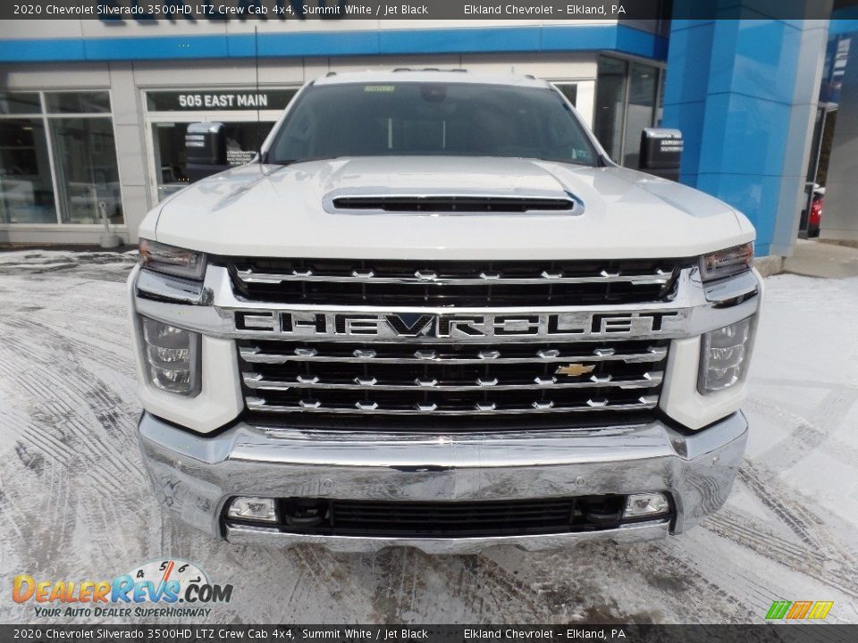 2020 Chevrolet Silverado 3500HD LTZ Crew Cab 4x4 Summit White / Jet Black Photo #2