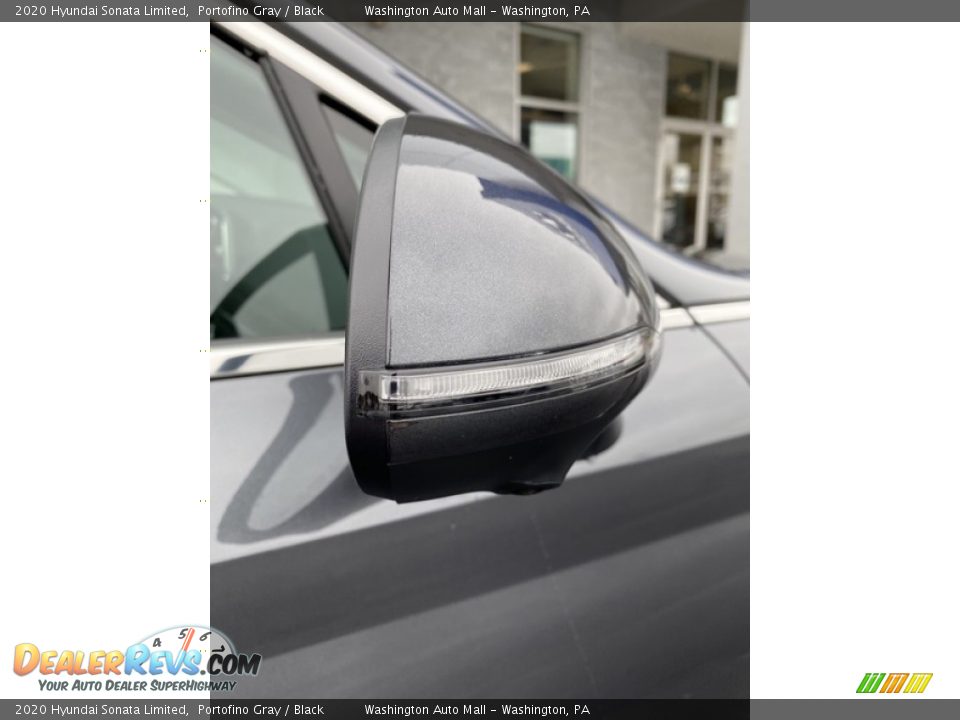 2020 Hyundai Sonata Limited Portofino Gray / Black Photo #27