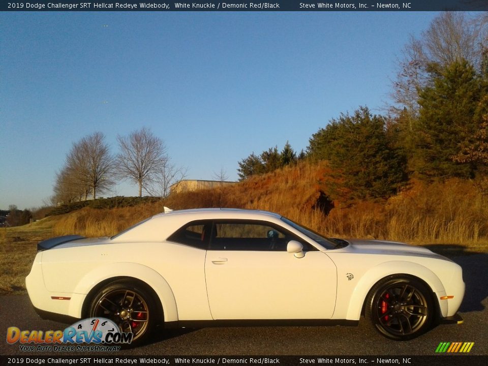 2019 Dodge Challenger SRT Hellcat Redeye Widebody White Knuckle / Demonic Red/Black Photo #13