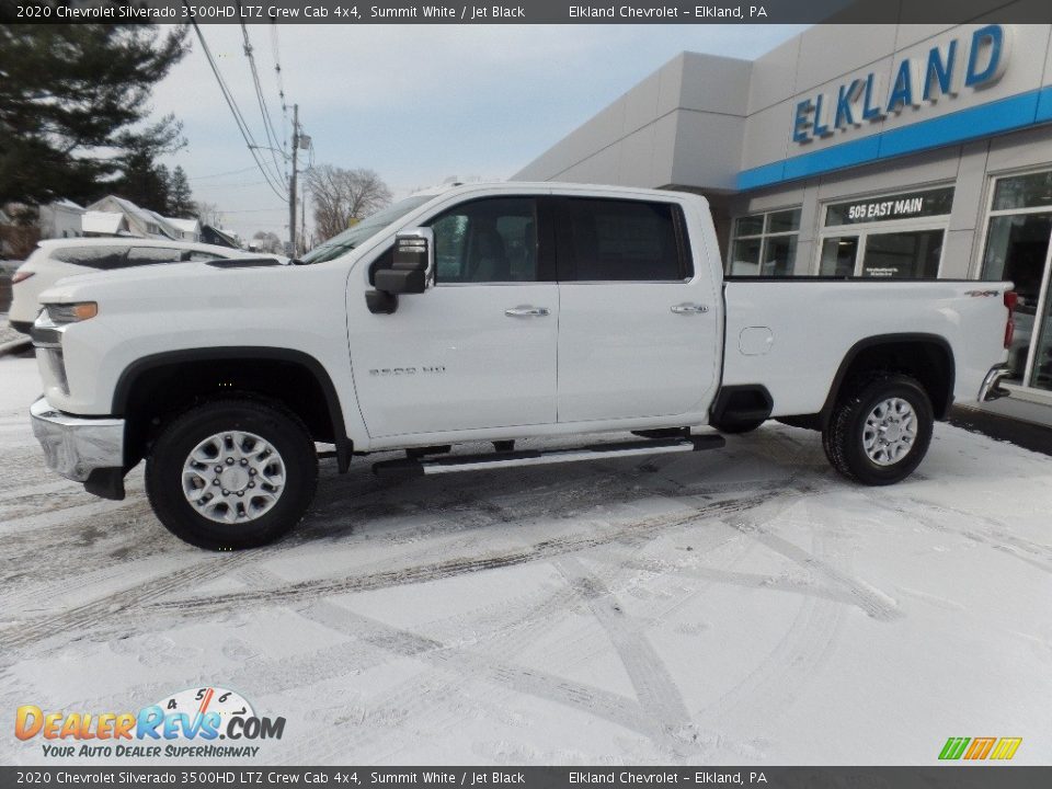 2020 Chevrolet Silverado 3500HD LTZ Crew Cab 4x4 Summit White / Jet Black Photo #4