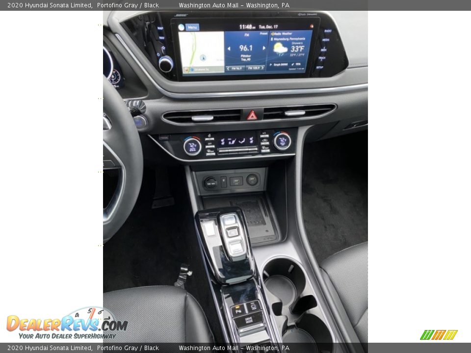 2020 Hyundai Sonata Limited Portofino Gray / Black Photo #31