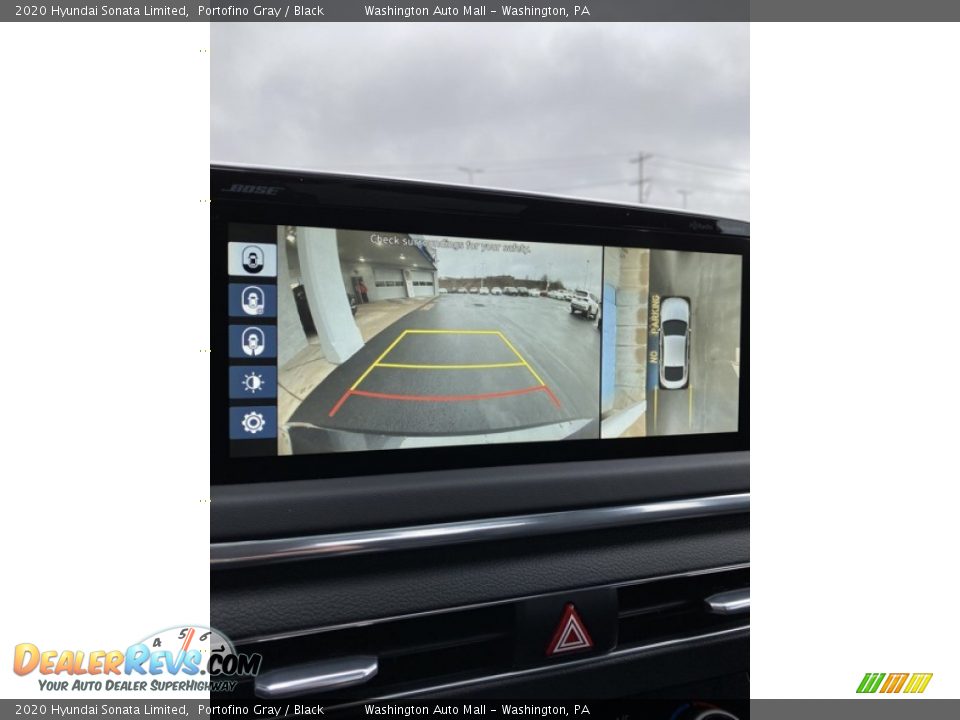 2020 Hyundai Sonata Limited Portofino Gray / Black Photo #32