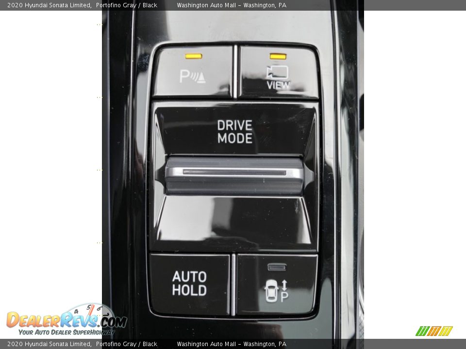 2020 Hyundai Sonata Limited Portofino Gray / Black Photo #35