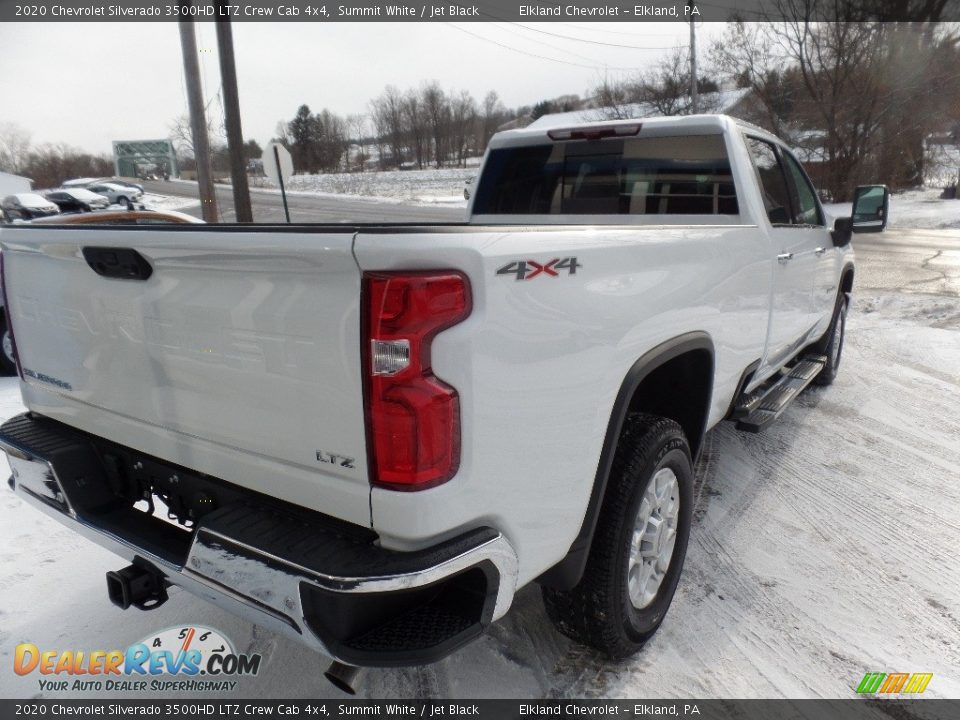 2020 Chevrolet Silverado 3500HD LTZ Crew Cab 4x4 Summit White / Jet Black Photo #8