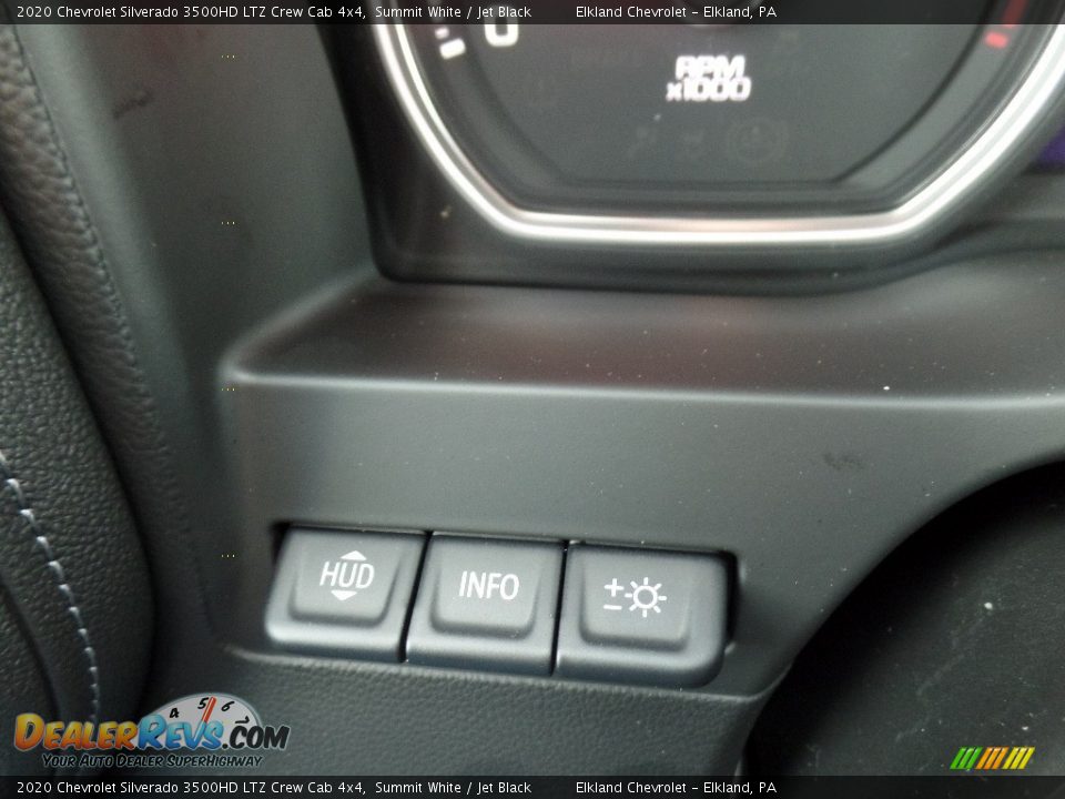 2020 Chevrolet Silverado 3500HD LTZ Crew Cab 4x4 Summit White / Jet Black Photo #32