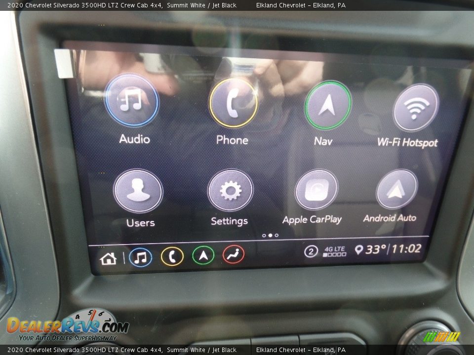 2020 Chevrolet Silverado 3500HD LTZ Crew Cab 4x4 Summit White / Jet Black Photo #35