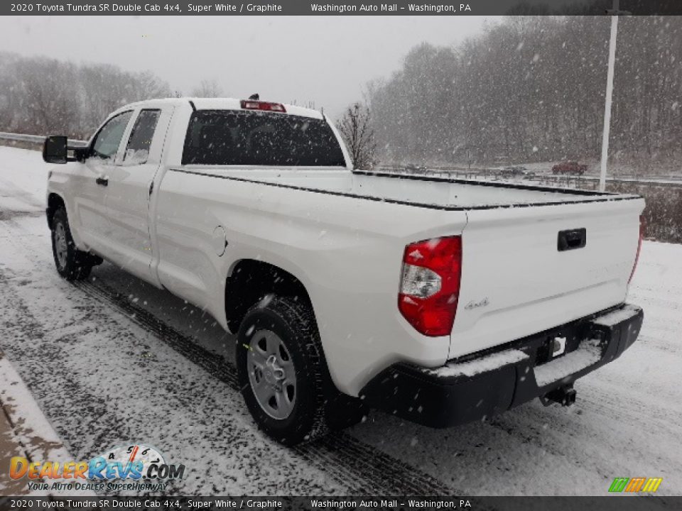 2020 Toyota Tundra SR Double Cab 4x4 Super White / Graphite Photo #2
