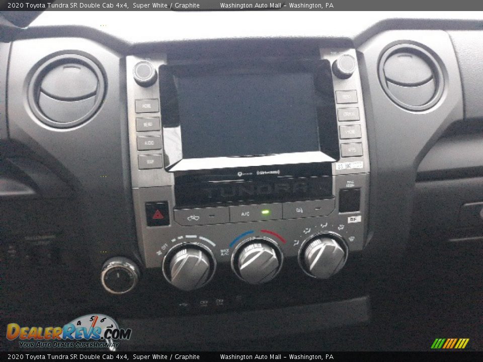 2020 Toyota Tundra SR Double Cab 4x4 Super White / Graphite Photo #10