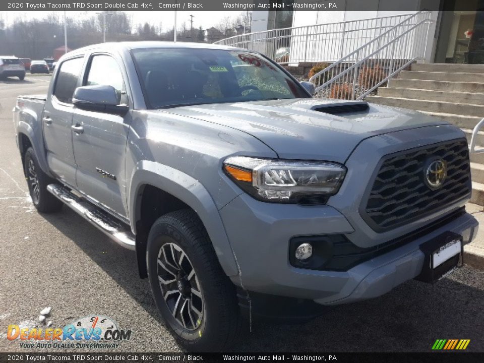 2020 Toyota Tacoma TRD Sport Double Cab 4x4 Cement / Black Photo #1