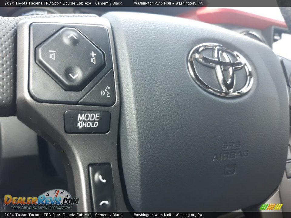 2020 Toyota Tacoma TRD Sport Double Cab 4x4 Cement / Black Photo #9