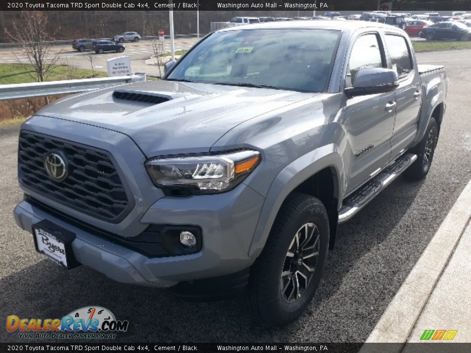 2020 Toyota Tacoma TRD Sport Double Cab 4x4 Cement / Black Photo #16