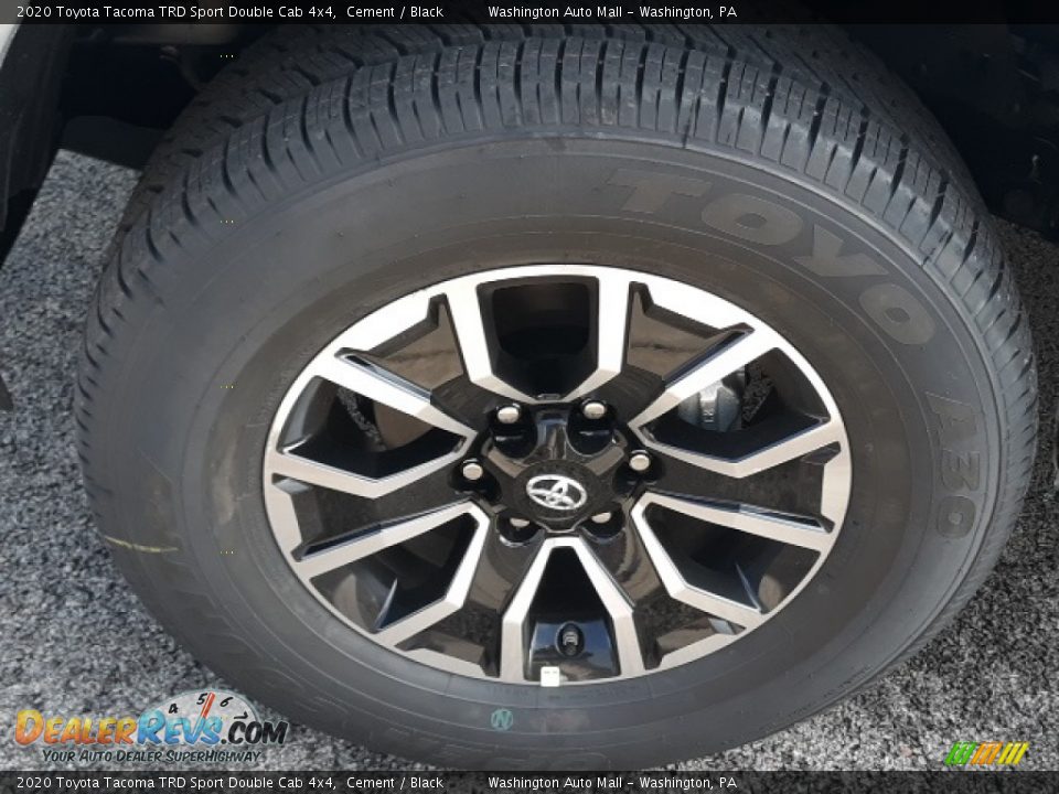 2020 Toyota Tacoma TRD Sport Double Cab 4x4 Cement / Black Photo #21