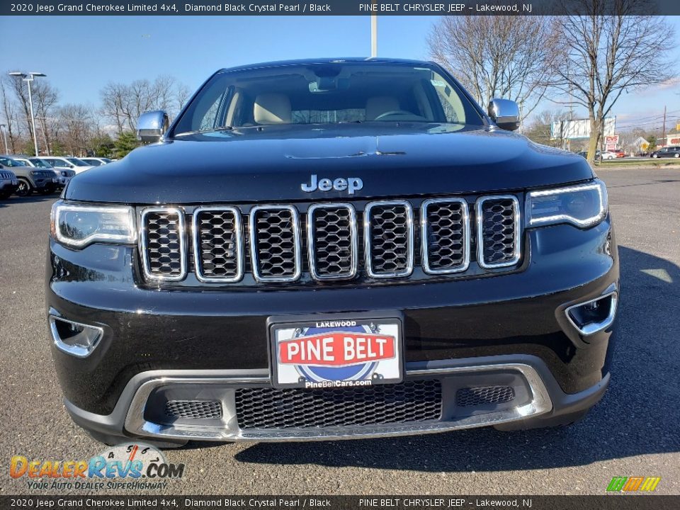 2020 Jeep Grand Cherokee Limited 4x4 Diamond Black Crystal Pearl / Black Photo #2