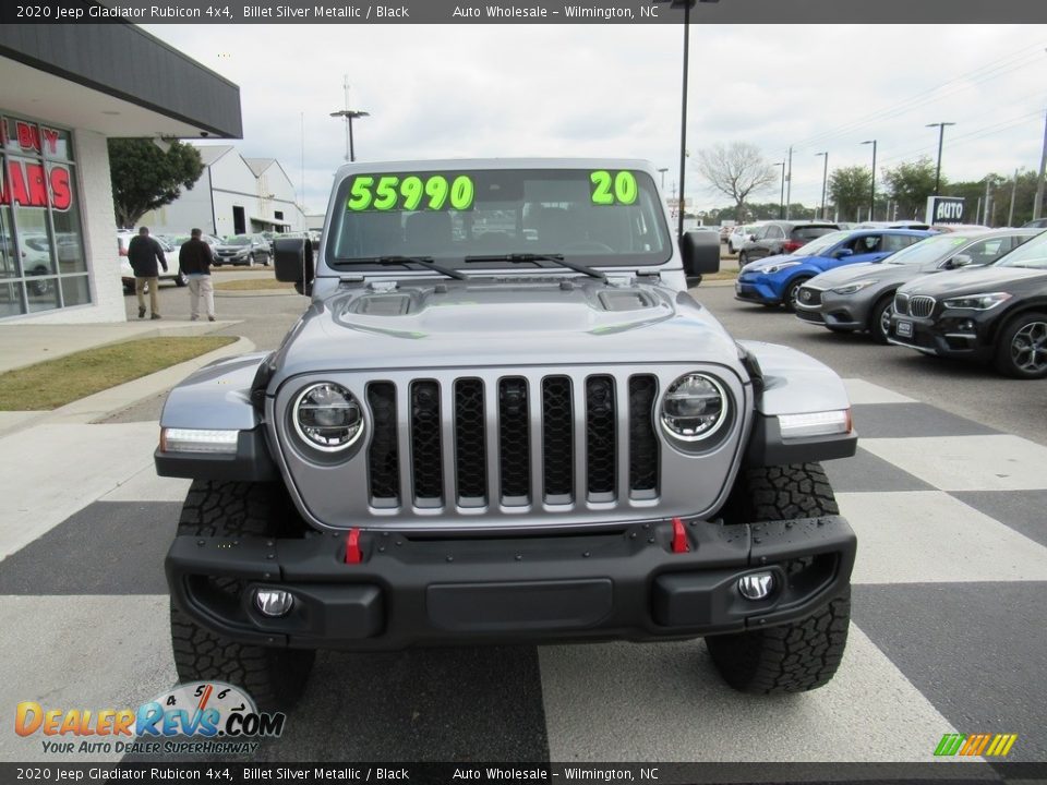 2020 Jeep Gladiator Rubicon 4x4 Billet Silver Metallic / Black Photo #2