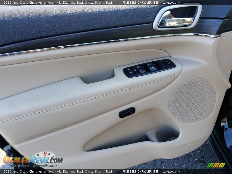 2020 Jeep Grand Cherokee Limited 4x4 Diamond Black Crystal Pearl / Black Photo #8