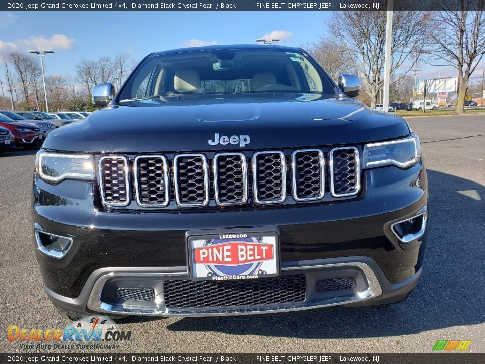 2020 Jeep Grand Cherokee Limited 4x4 Diamond Black Crystal Pearl / Black Photo #2