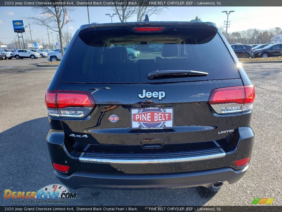 2020 Jeep Grand Cherokee Limited 4x4 Diamond Black Crystal Pearl / Black Photo #5