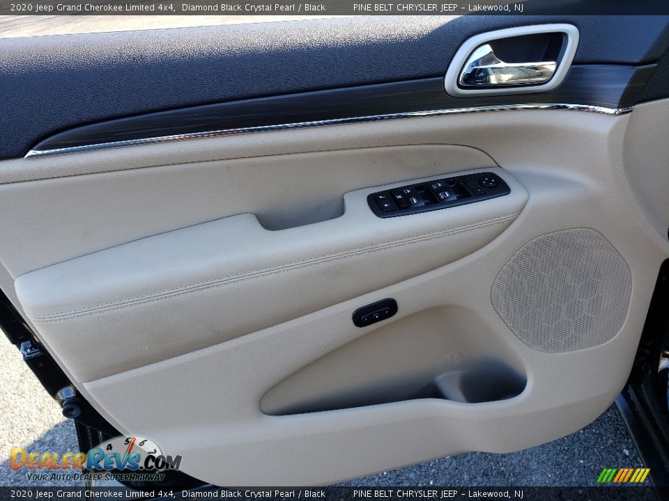 2020 Jeep Grand Cherokee Limited 4x4 Diamond Black Crystal Pearl / Black Photo #8
