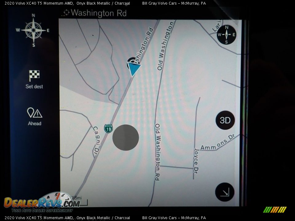 2020 Volvo XC40 T5 Momentum AWD Onyx Black Metallic / Charcoal Photo #13