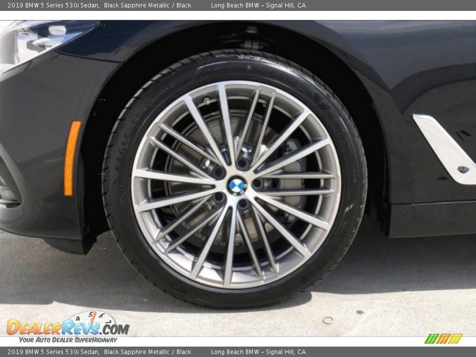 2019 BMW 5 Series 530i Sedan Black Sapphire Metallic / Black Photo #10