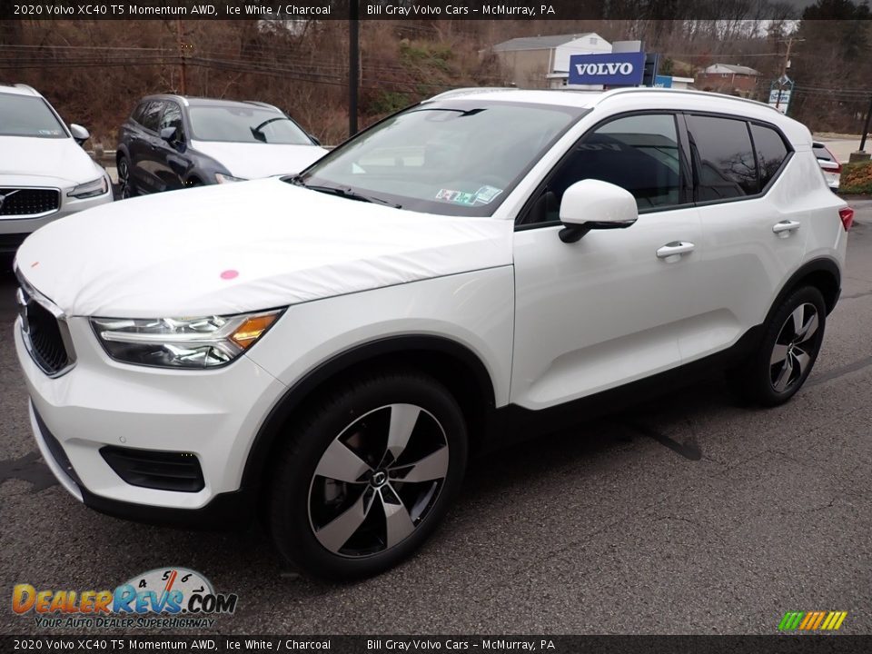 2020 Volvo XC40 T5 Momentum AWD Ice White / Charcoal Photo #5