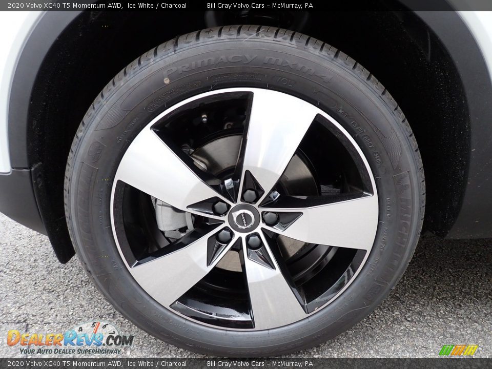 2020 Volvo XC40 T5 Momentum AWD Ice White / Charcoal Photo #6