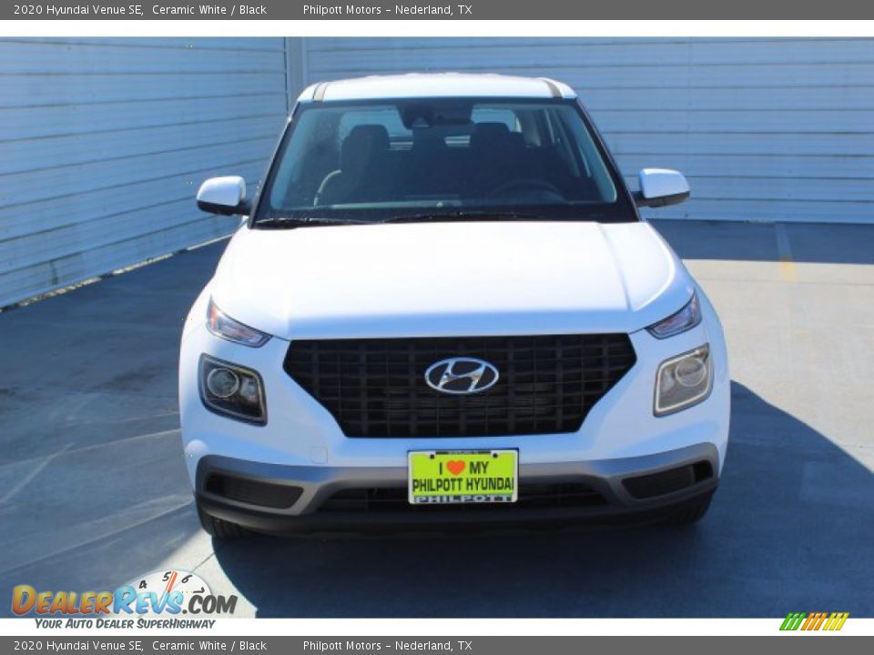 2020 Hyundai Venue SE Ceramic White / Black Photo #3