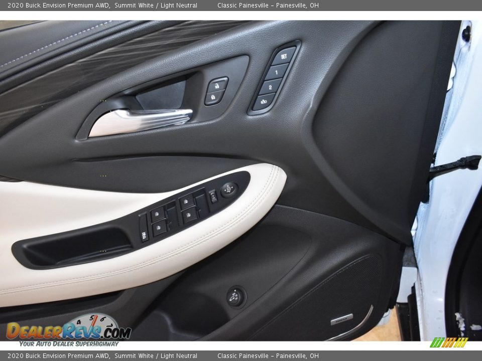 2020 Buick Envision Premium AWD Summit White / Light Neutral Photo #6
