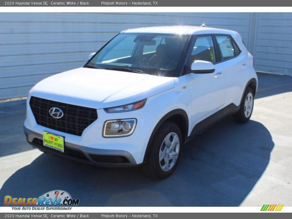 2020 Hyundai Venue SE Ceramic White / Black Photo #4