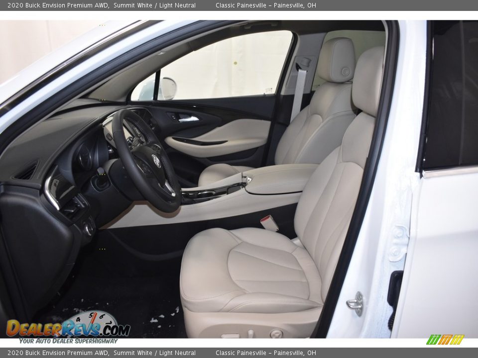 Front Seat of 2020 Buick Envision Premium AWD Photo #7