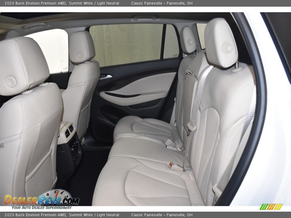 Rear Seat of 2020 Buick Envision Premium AWD Photo #8