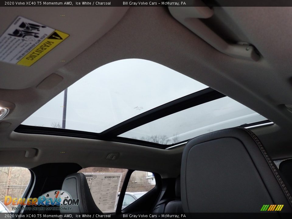 2020 Volvo XC40 T5 Momentum AWD Ice White / Charcoal Photo #12