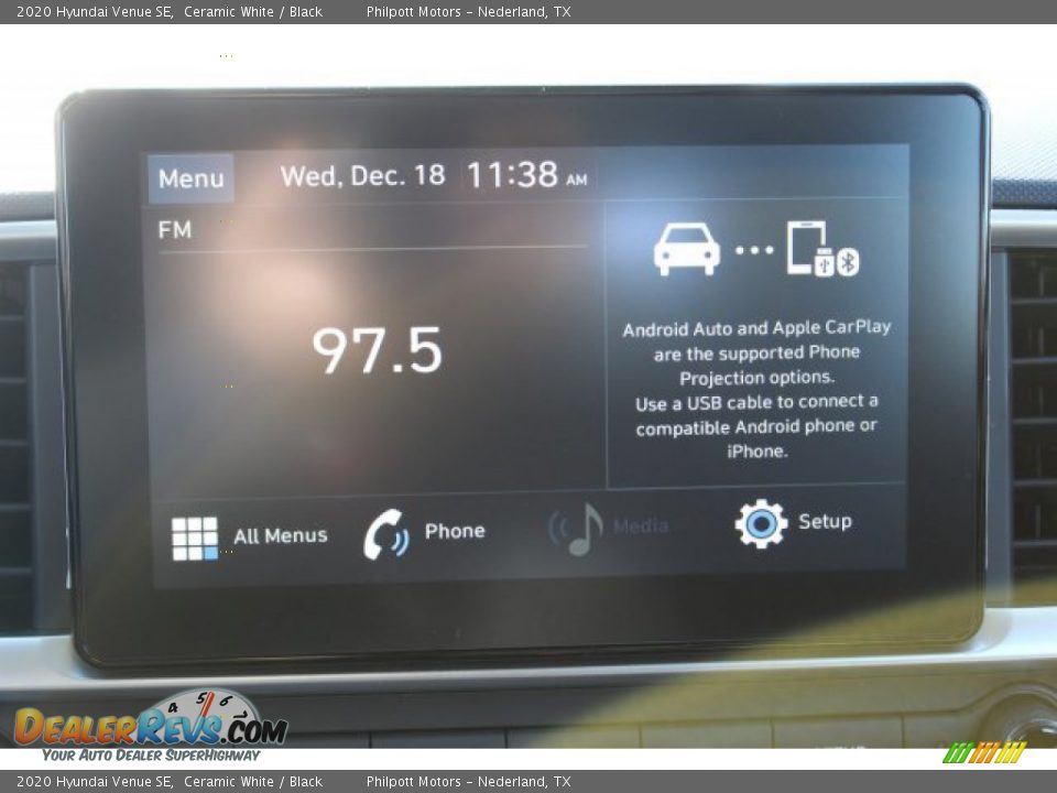 2020 Hyundai Venue SE Ceramic White / Black Photo #15